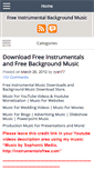 Mobile Screenshot of instrumentalsfree.com