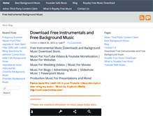 Tablet Screenshot of instrumentalsfree.com